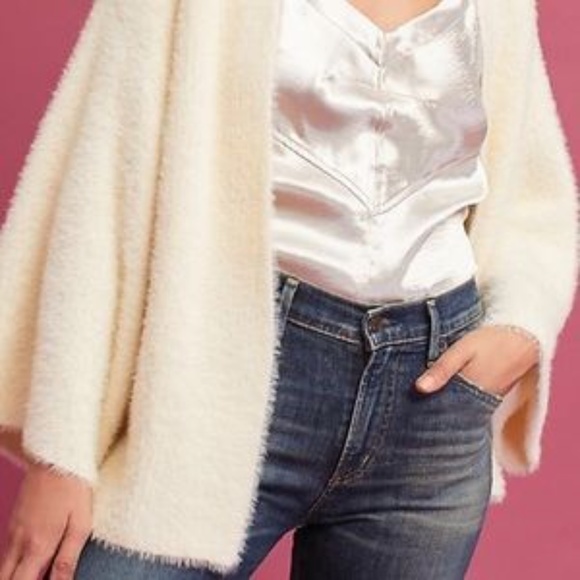 Anthropologie Cozy Nights Cropped Kimono NWT - Picture 2 of 10